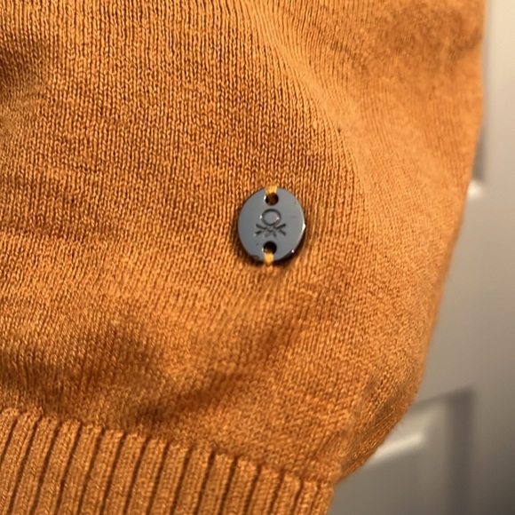 Benetton Lightweight Turtleneck Women’s M silk cotton cashmere - Picture 4 of 10